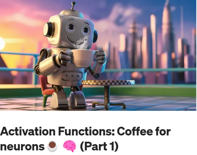 Activation Functions article cover